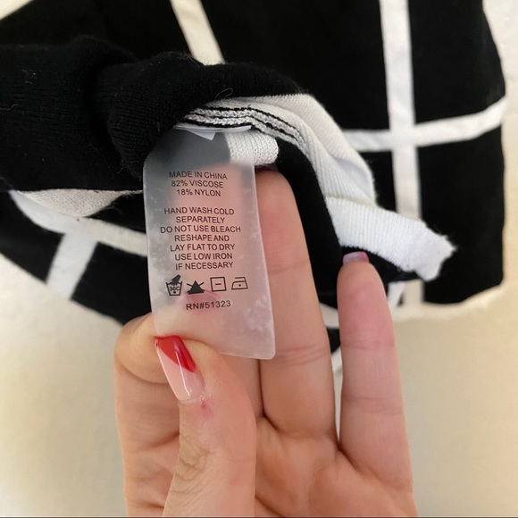 Vince Camuto Striped Short Sleeve Sweater - Picture 5 of 5